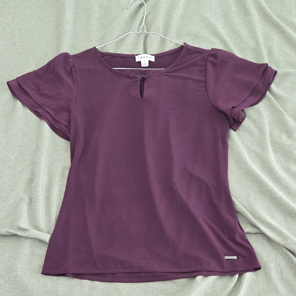 Calvin Klein Deep Purple Blouse
